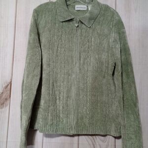 Alfred Dunner‎ Sweater Ladies Large Cardigan